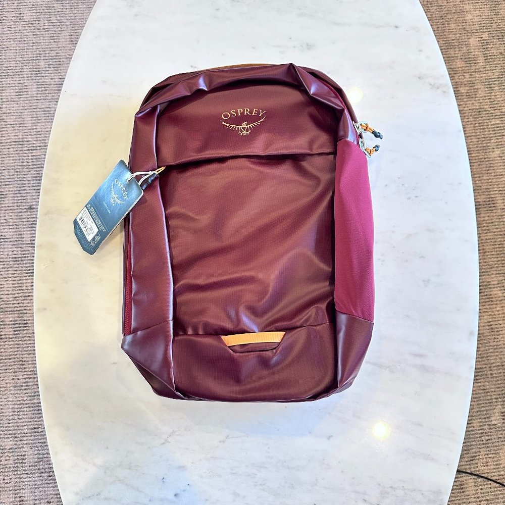 Osprey Transporter Panel Loader Backpack in Red Mountain 25L Brand New